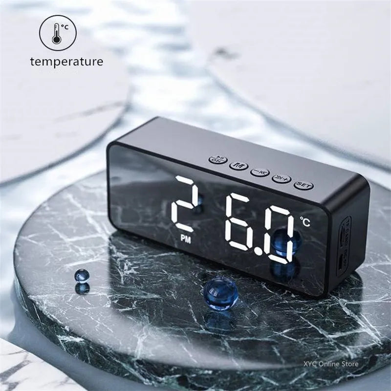 Mini Bluetooth Speaker Alarm Clock