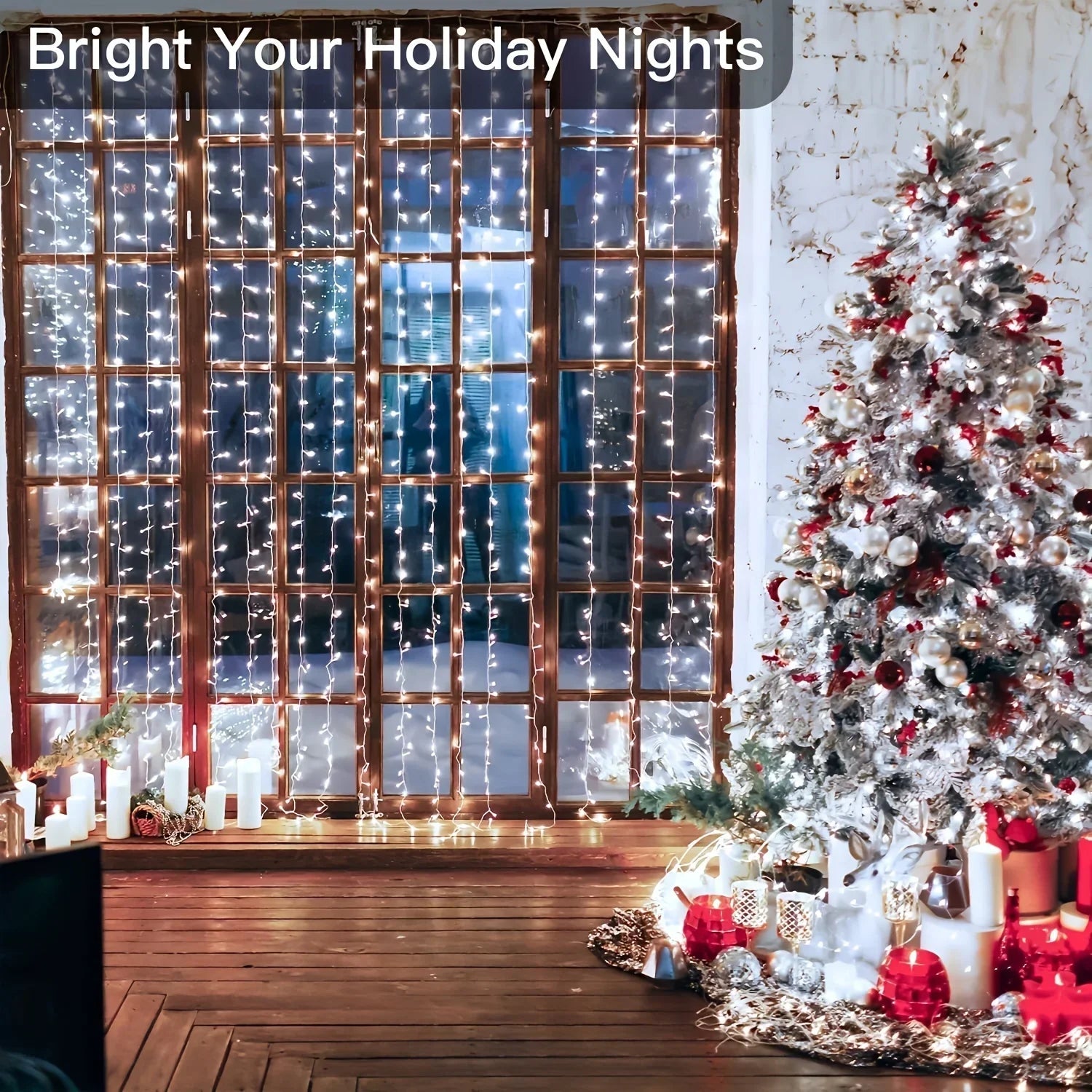 USB Curtain Fairy Lights with Remote