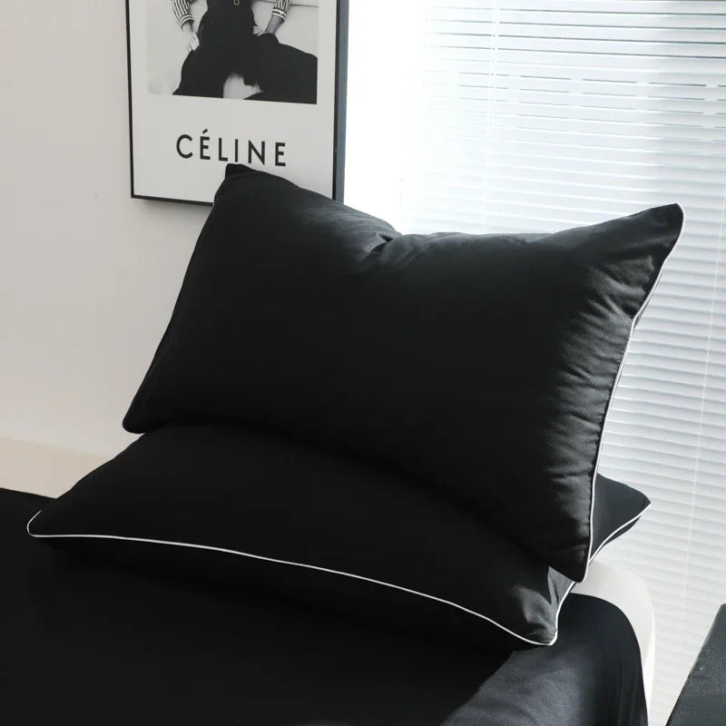 Solid Color Bedding Set (Simple Style)