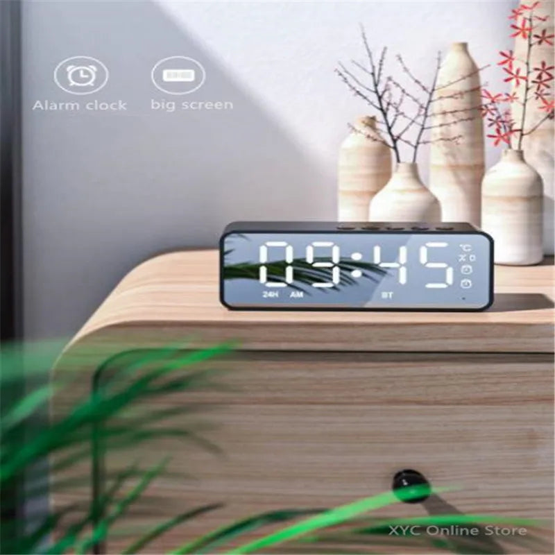 Mini Bluetooth Speaker Alarm Clock