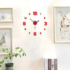 Frameless DIY Wall Clock Sticker