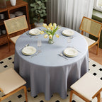 Solid Color Round Tablecloth