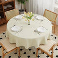 Solid Color Round Tablecloth