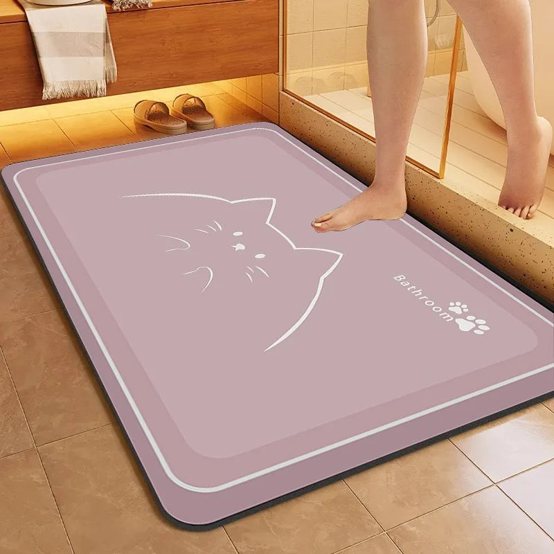 Quick-Dry Anti-Slip Bathroom Rug