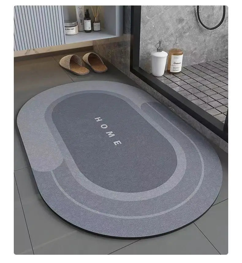 Quick-Dry Anti-Slip Bathroom Floor Mat