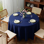 Solid Color Round Tablecloth