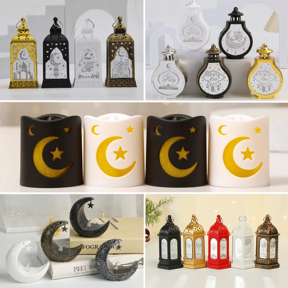 LED Star Moon Ramadan Lantern Lamp