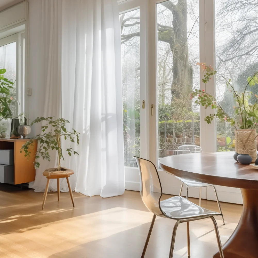White Sheer Curtains