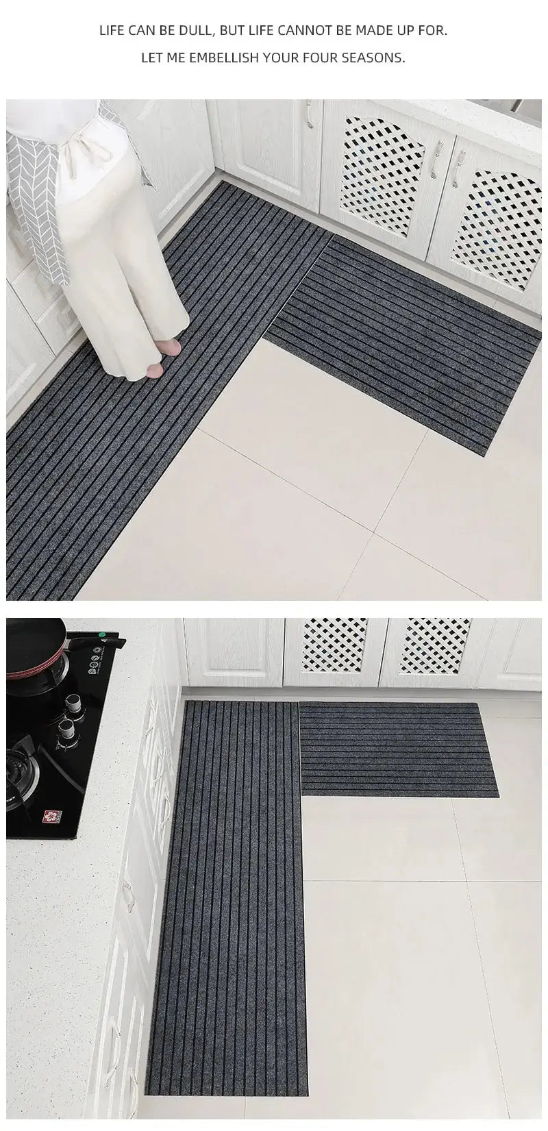 Modern Non-Slip Square Floor Mat