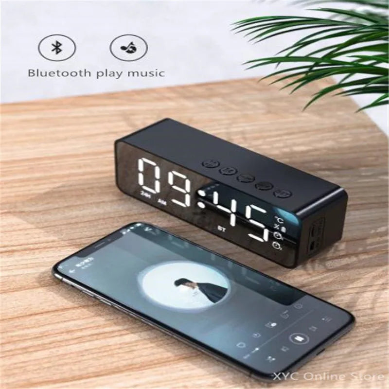 Mini Bluetooth Speaker Alarm Clock