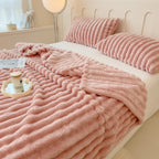 Thick Striped Multi-Purpose Blanket