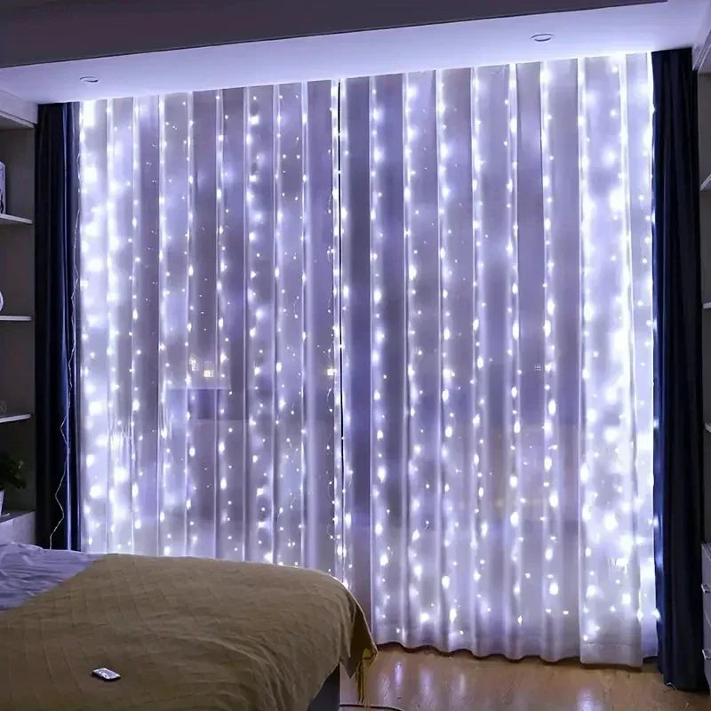 USB Curtain Fairy Lights with Remote
