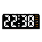 USB LED Alarm Clock with Mood Light