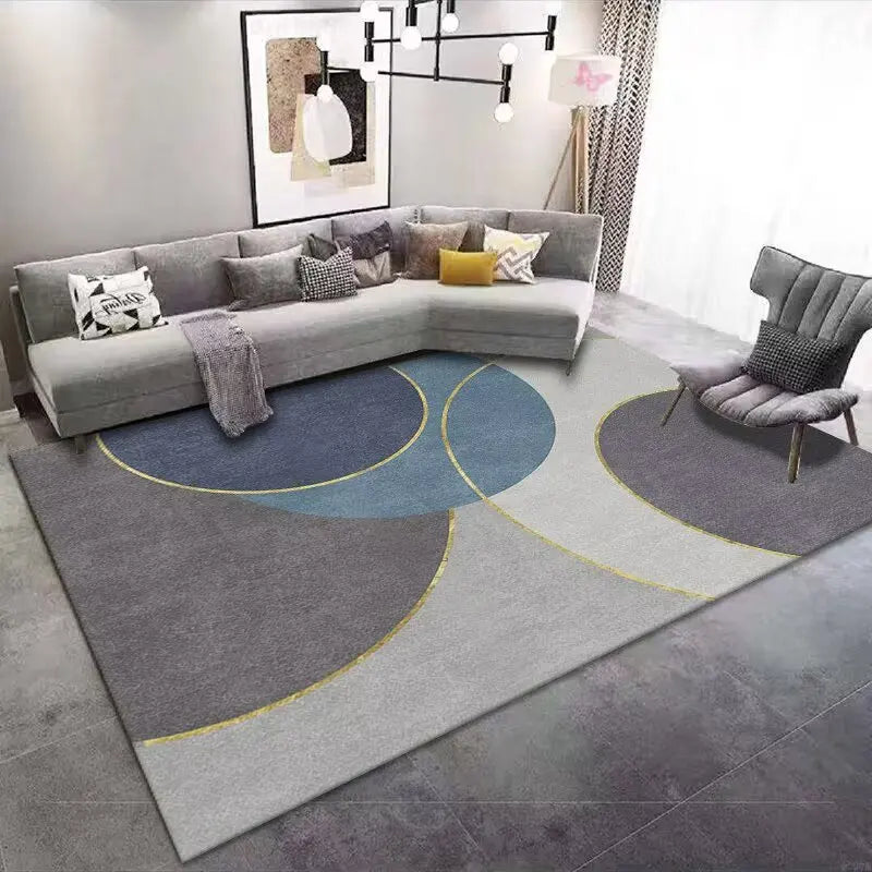 Modern Minimalist Washable Area Rug