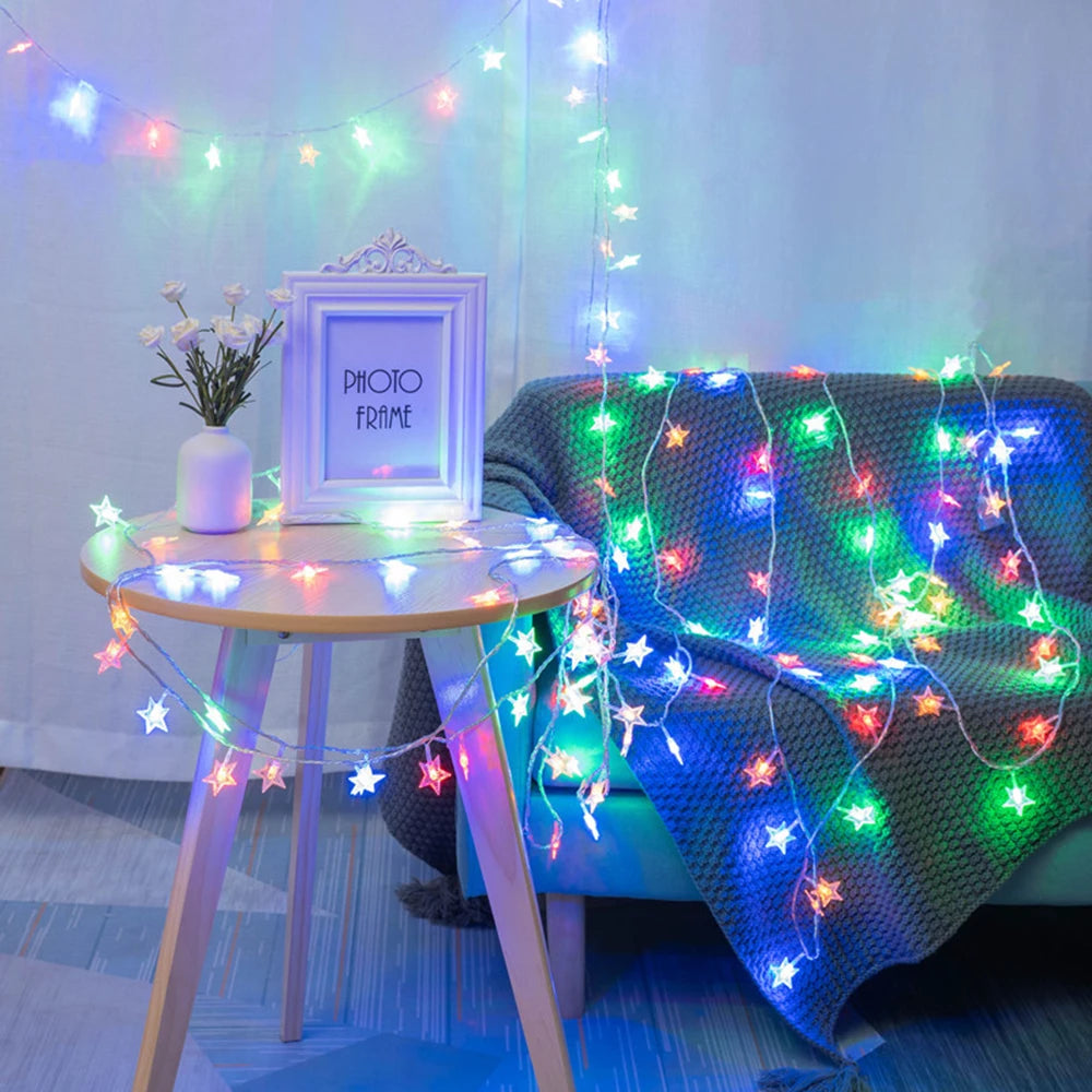 LED Star Fairy String Lights