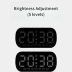 USB LED Digital Alarm Clock