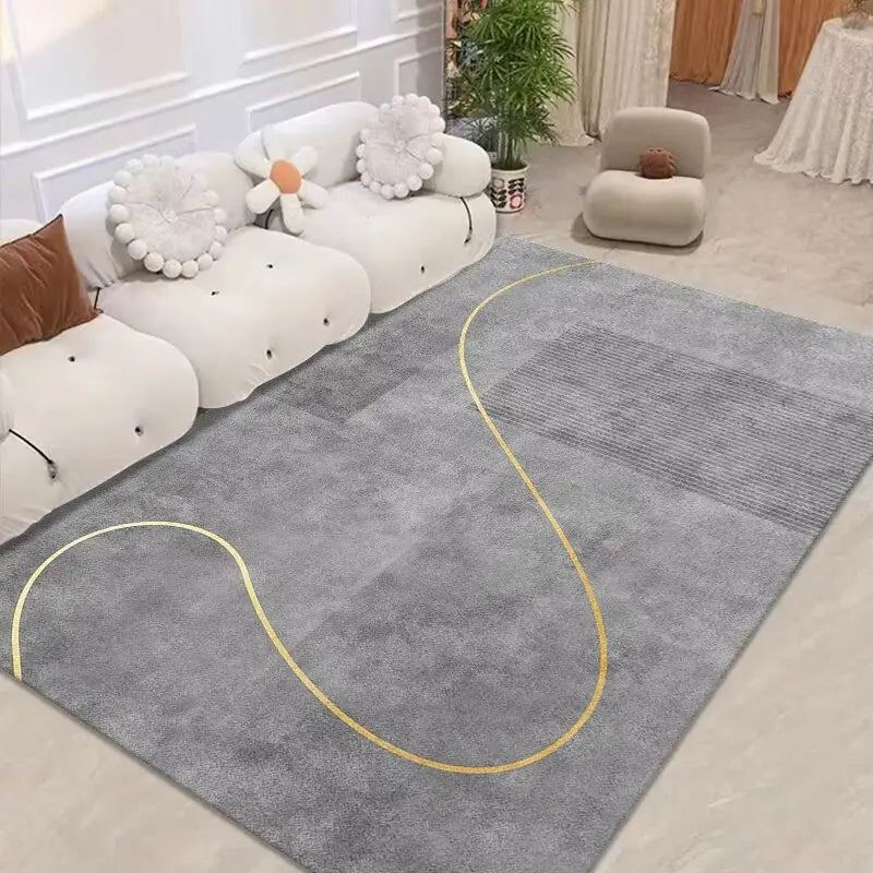 Modern Minimalist Washable Area Rug
