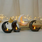 LED Star Moon Ramadan Candle Lamp