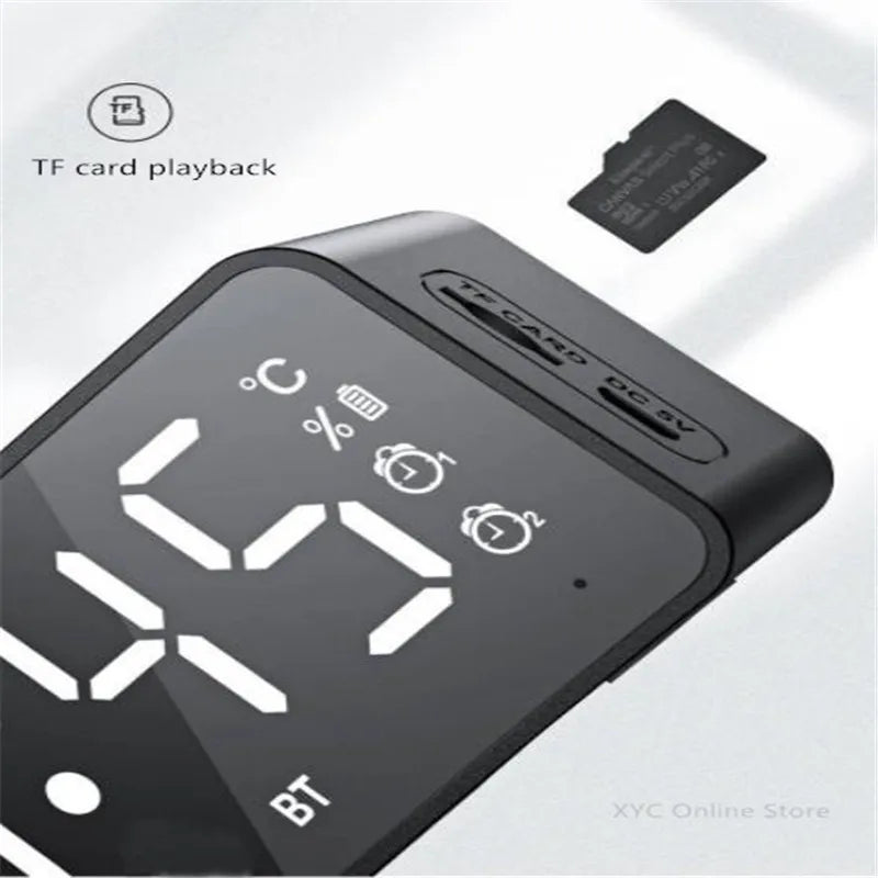 Mini Bluetooth Speaker Alarm Clock