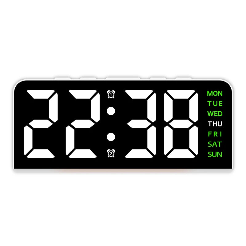 USB LED Alarm Clock with Mood Light