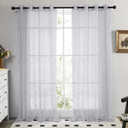White Sheer Curtains