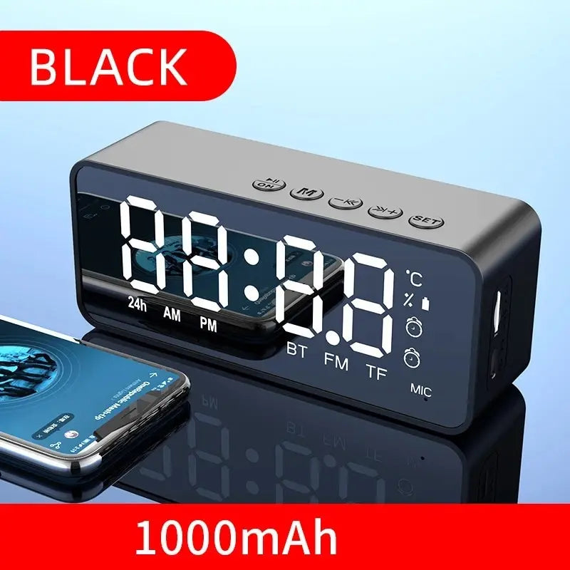 Mini Bluetooth Speaker Alarm Clock