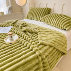 Thick Striped Multi-Purpose Blanket